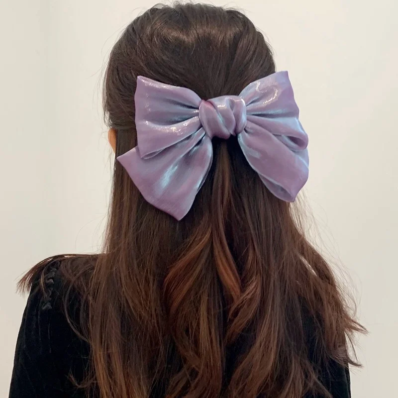 Women'S Accessories Uk - 6pcs Oversized Bow Hair Accessories Fashion