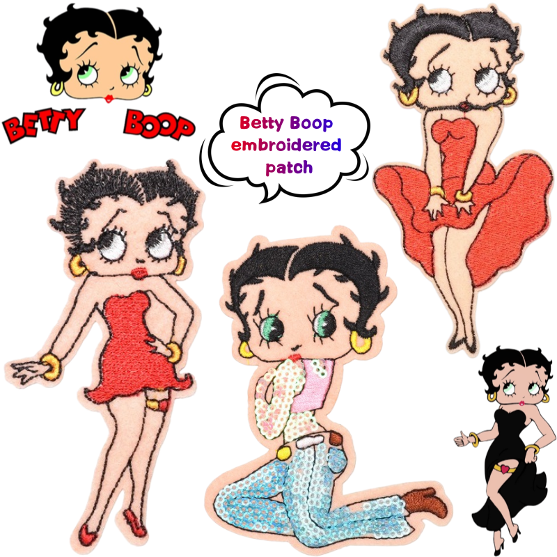 Women'S Accessories Clothing - Betty Boop Patch High Color Value