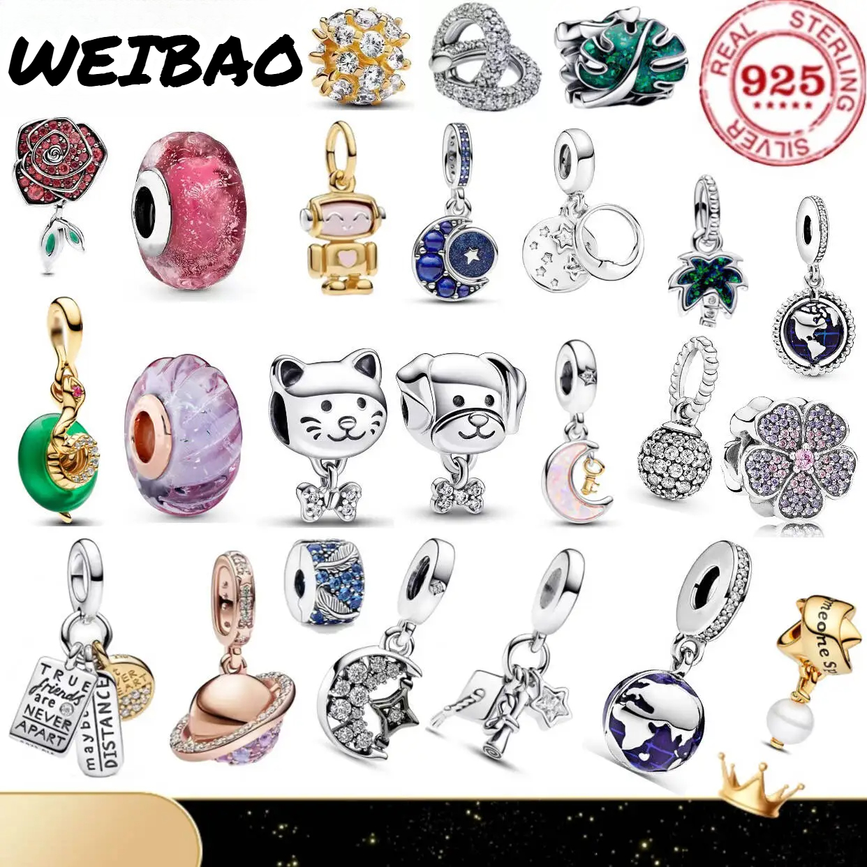 Women Accessories To Gift - 925 Pure Silver Pendant: Exquisite Sun