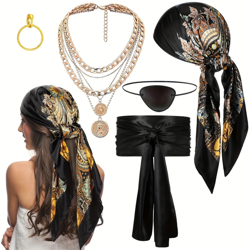 Women'S Essential Accessories - Pirate Costume Accessory Set 5 Piece