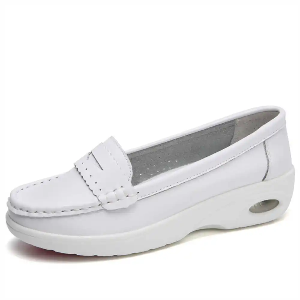 Thick Sole Slipon White Traine - Women Accessories Brand Name review and price
