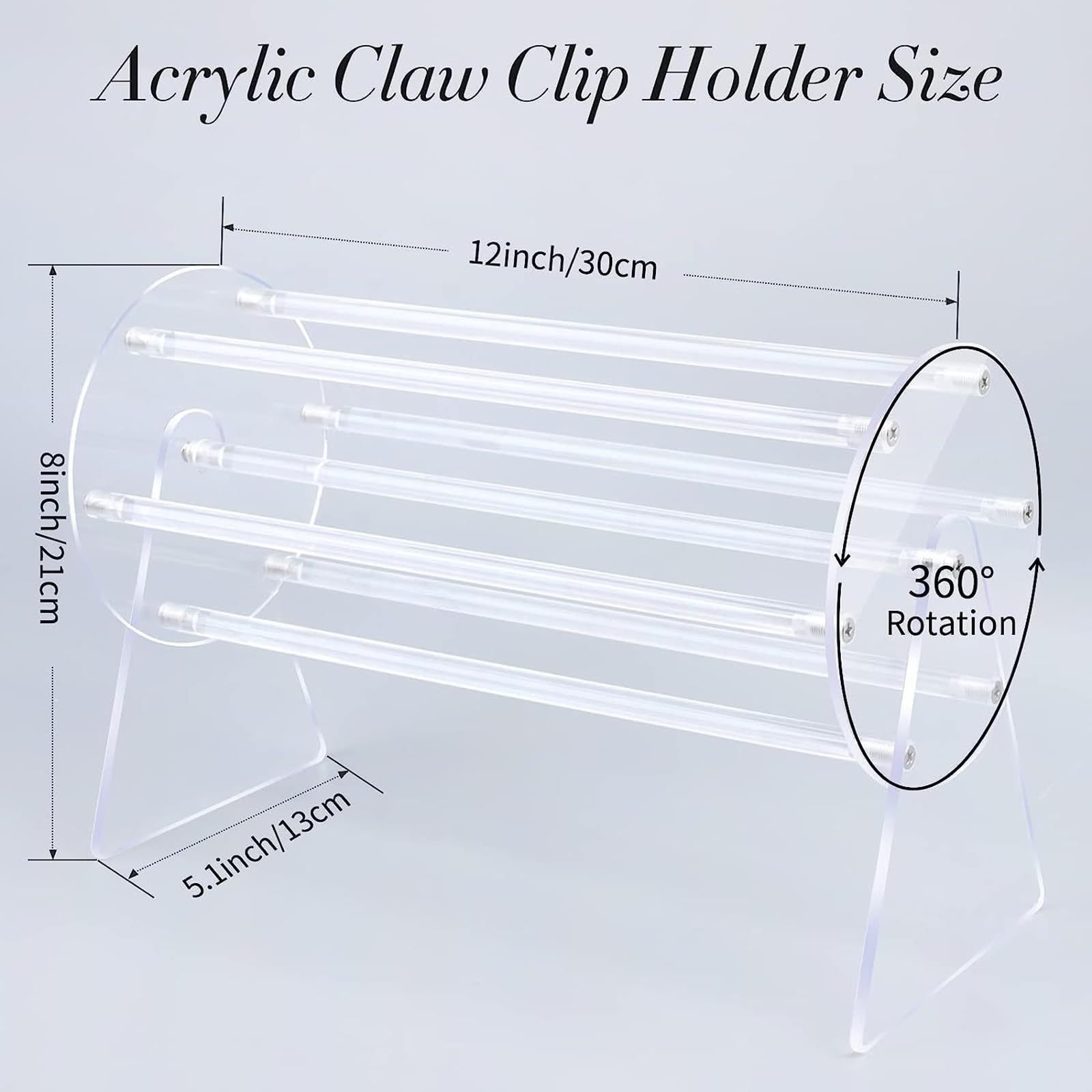 1 Set Acrylic Claw Clip Organi - Hair Claw Clip Set review and price