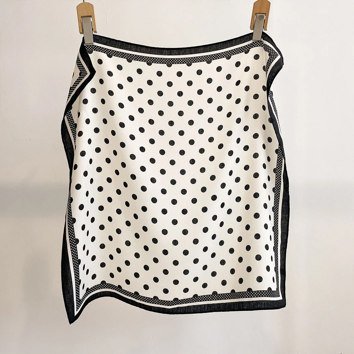Luxury Polka Dot Printed Squar - Silk Scarf Square review and price