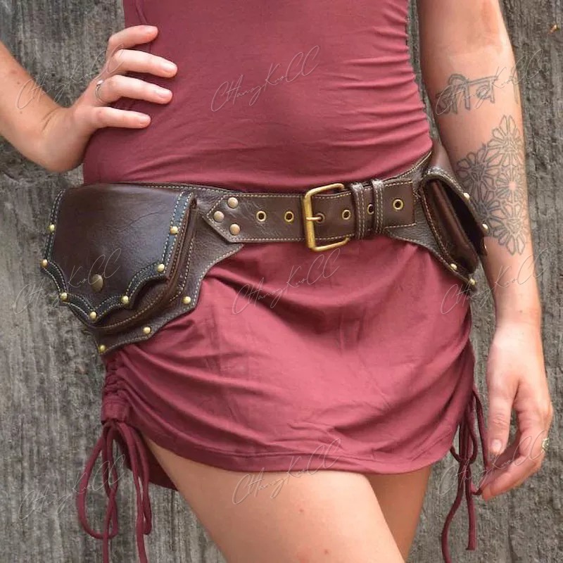 Medieval Steampunk PU Leather  - Women'S Viking Accessories review and price