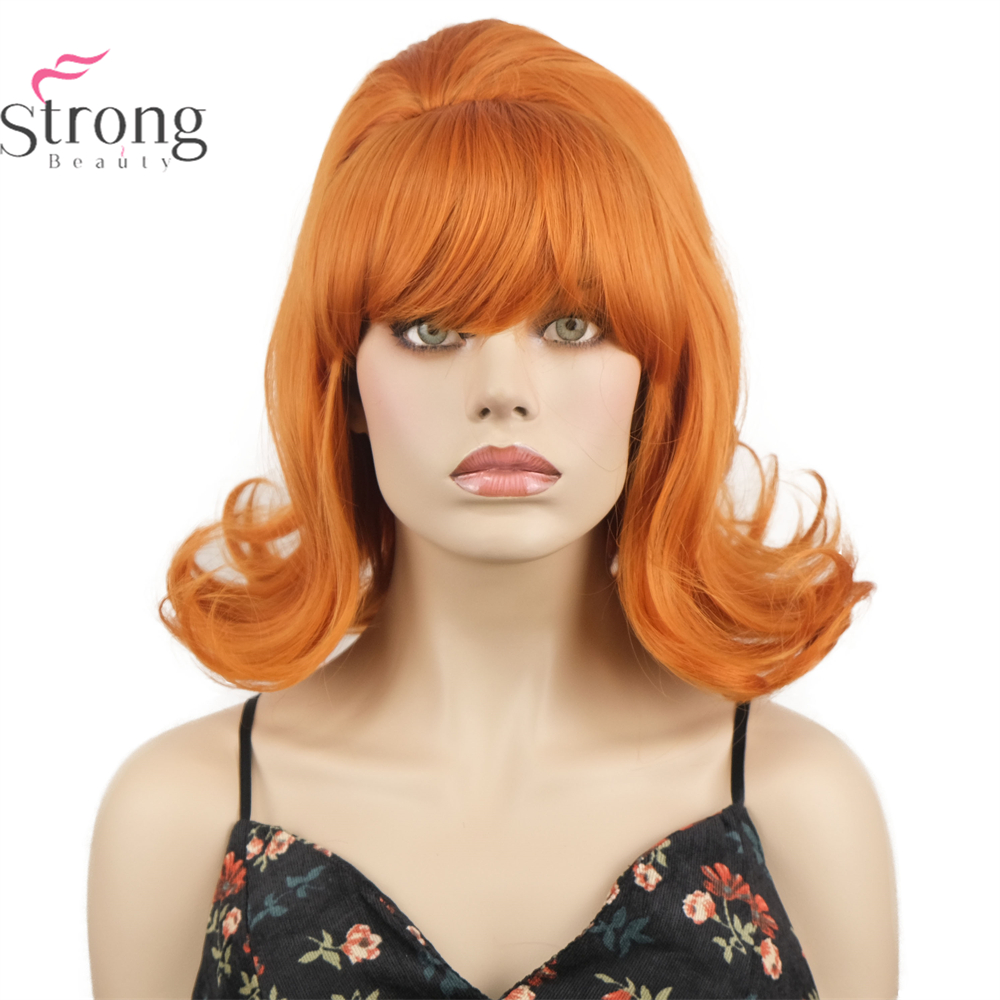 Orange Wig Women 60s Wig Short - Women'S Accessories In The 60S review and price