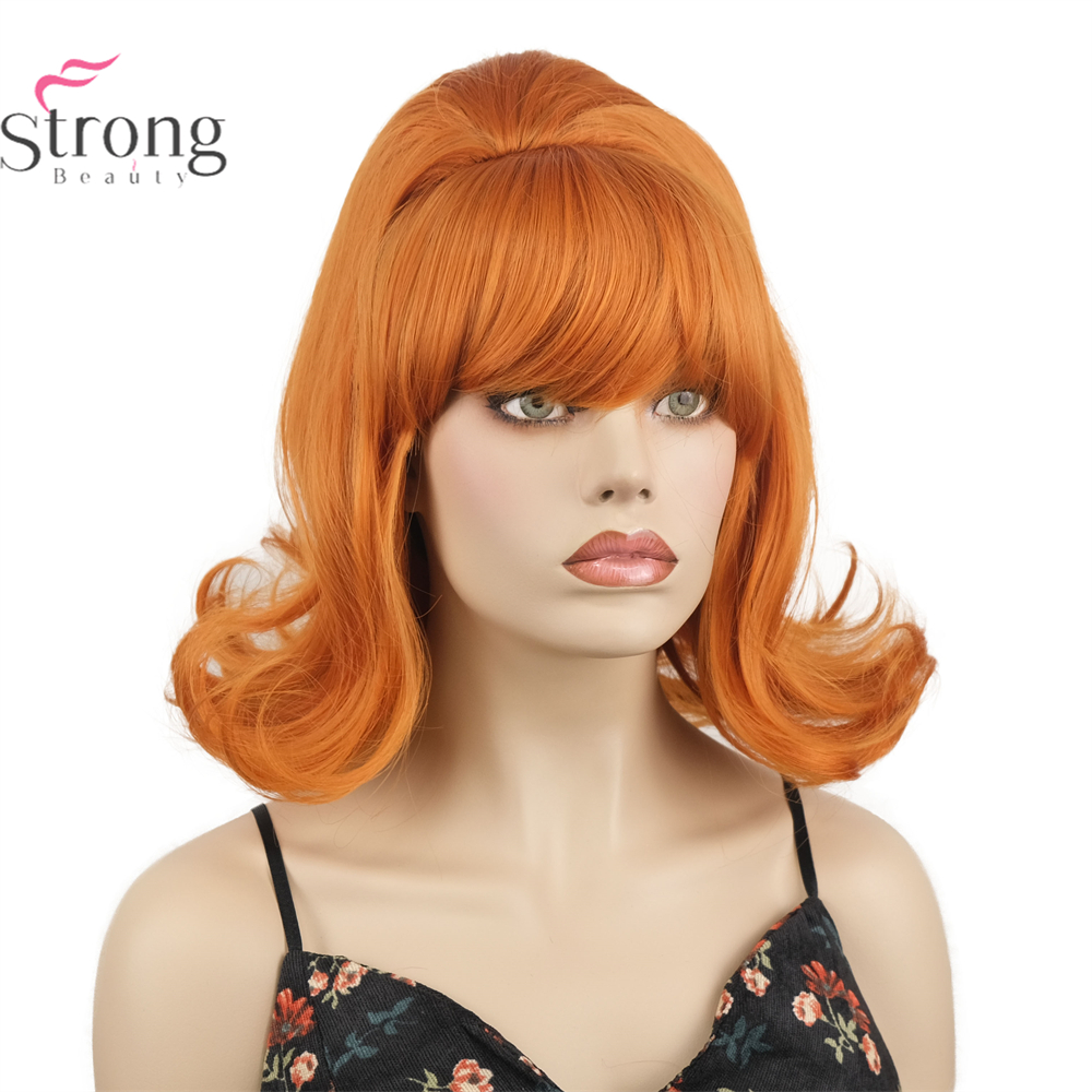 Orange Wig Women 60s Wig Short - Women'S Accessories In The 60S review and price