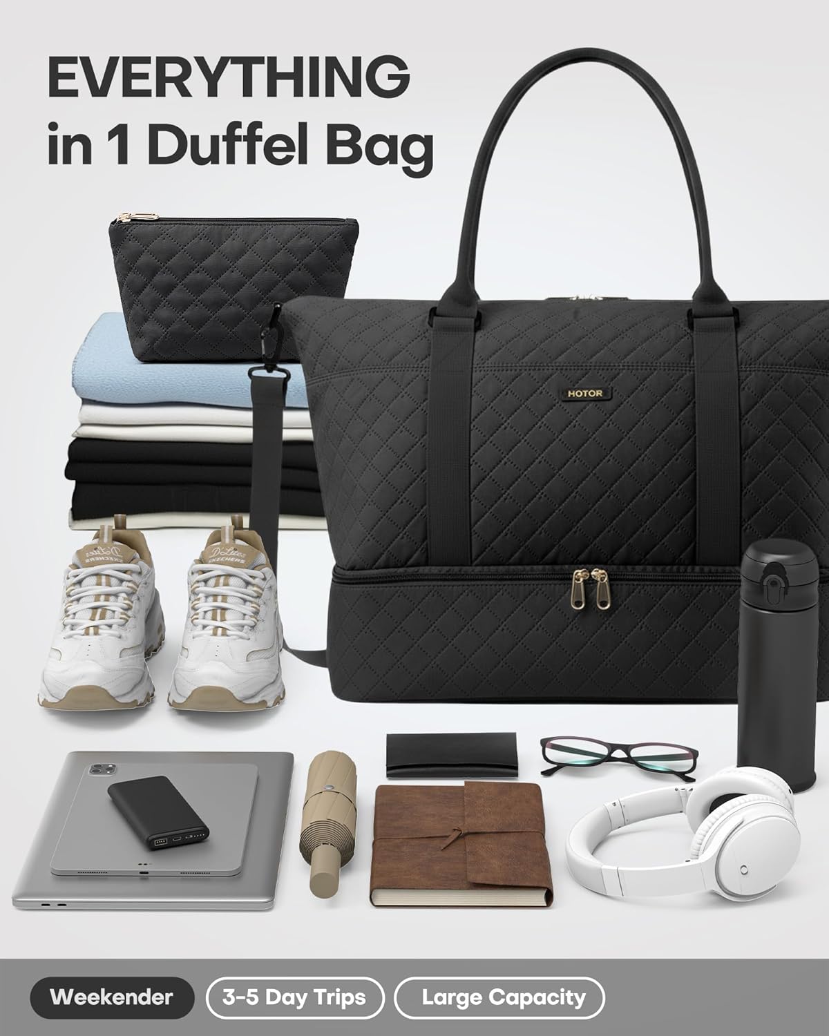 HOTOR Travel Duffel Bag - Week - Women'S Essential Accessories review and price