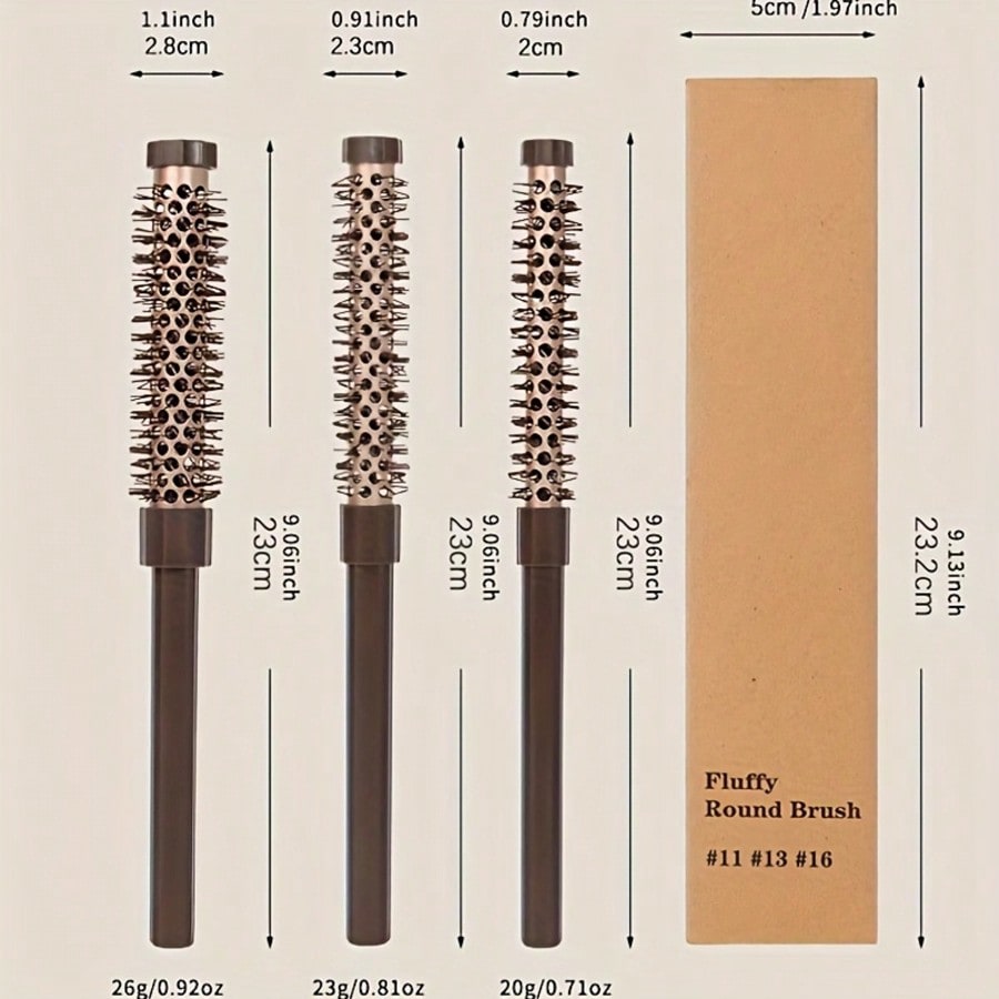 3Pcs Roller Comb Hair Brush -  - Women'S Essential Accessories review and price