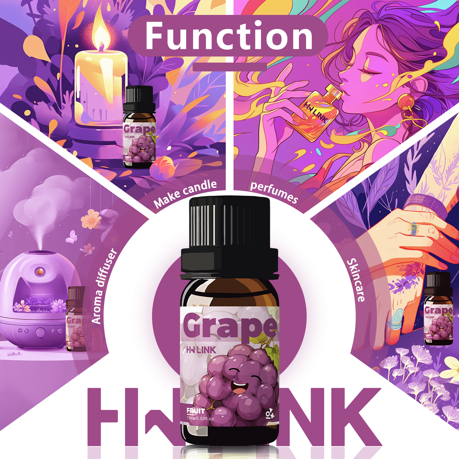 Grape Essential Oil 10ml Perfu - Women'S Essential Accessories review and price