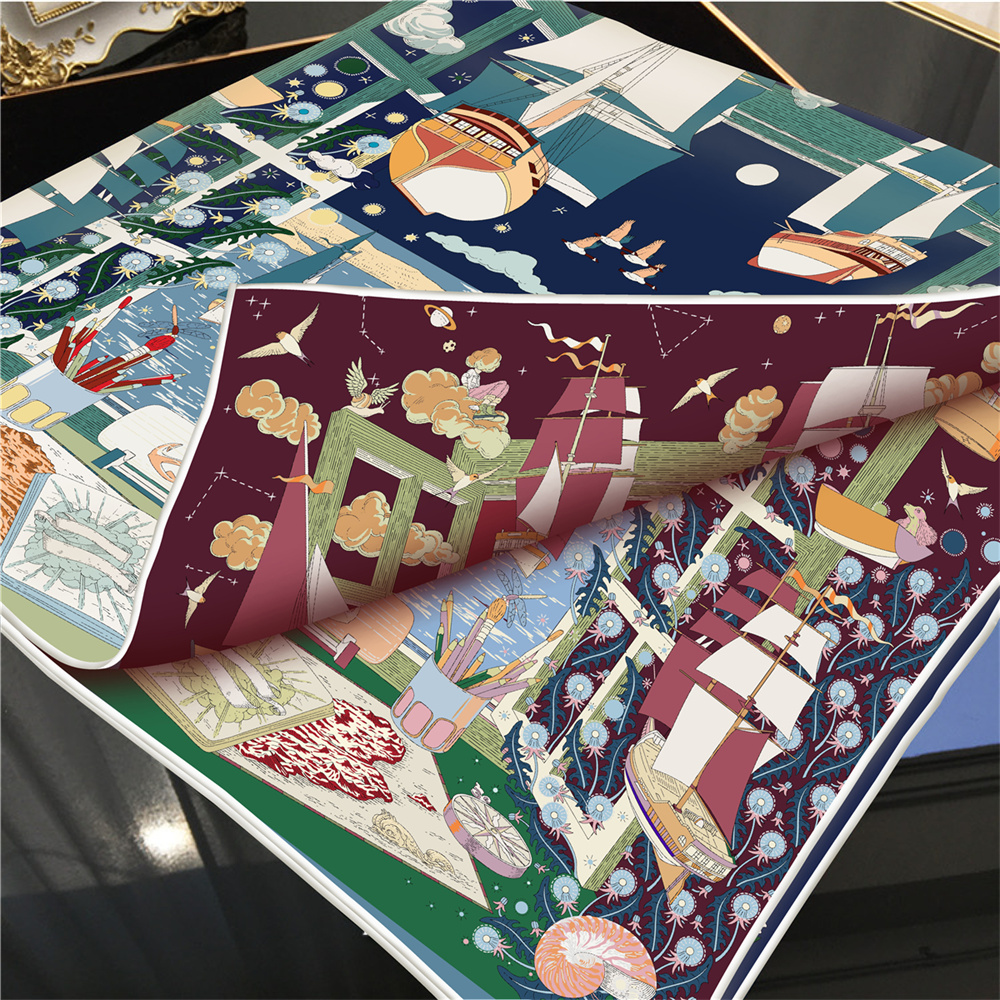 90CM Brand Silk Scarves Wraps  - Silk Scarf Square review and price