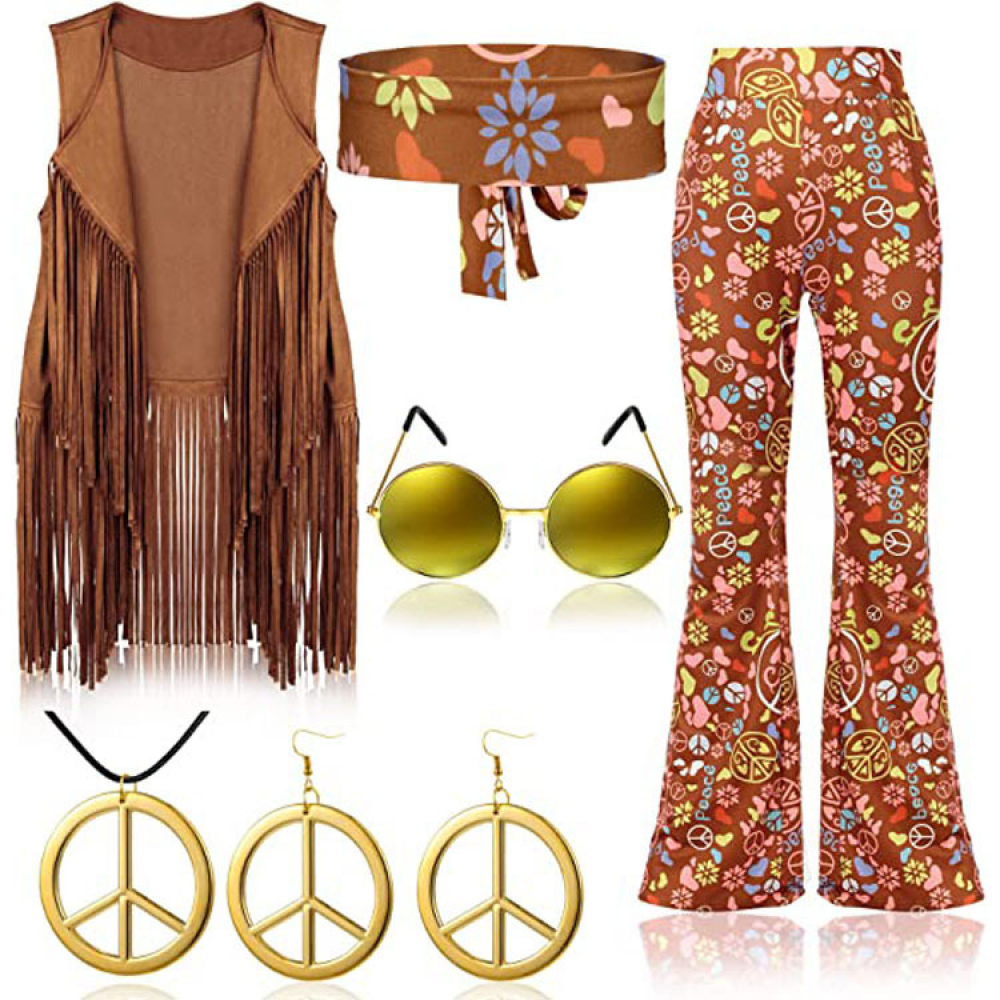 Retro 6 Pcs 60s 70s Outfits fo - Women'S Accessories In The 60S review and price
