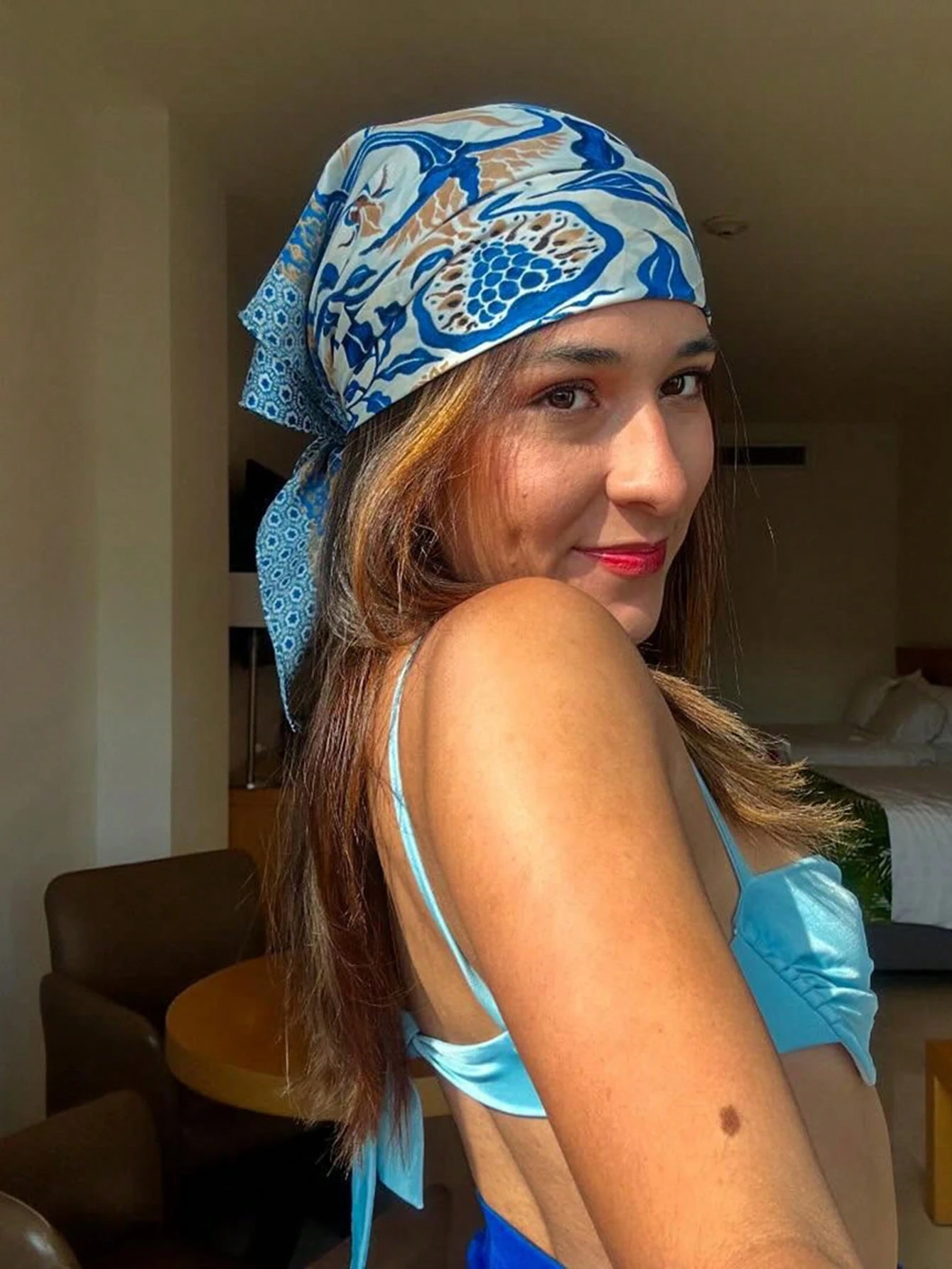 Luxury Brand Bohemia Print Squ - Silk Scarf Square review and price
