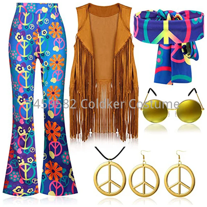 Hippie Costume Women Peace Lov - Women'S Accessories In The 60S review and price