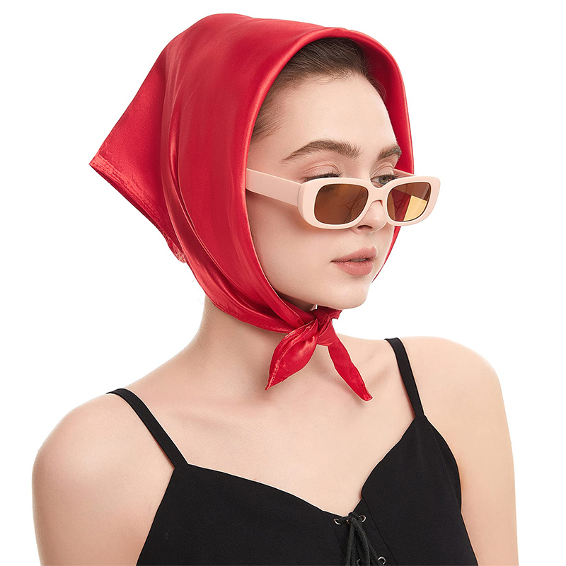 2024 New Fashion Women Satin S - Silk Scarf Square review and price