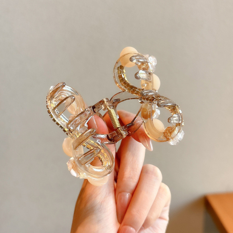 Elegant Rhinestone Flower Hair - Hair Claw Clip Set review and price