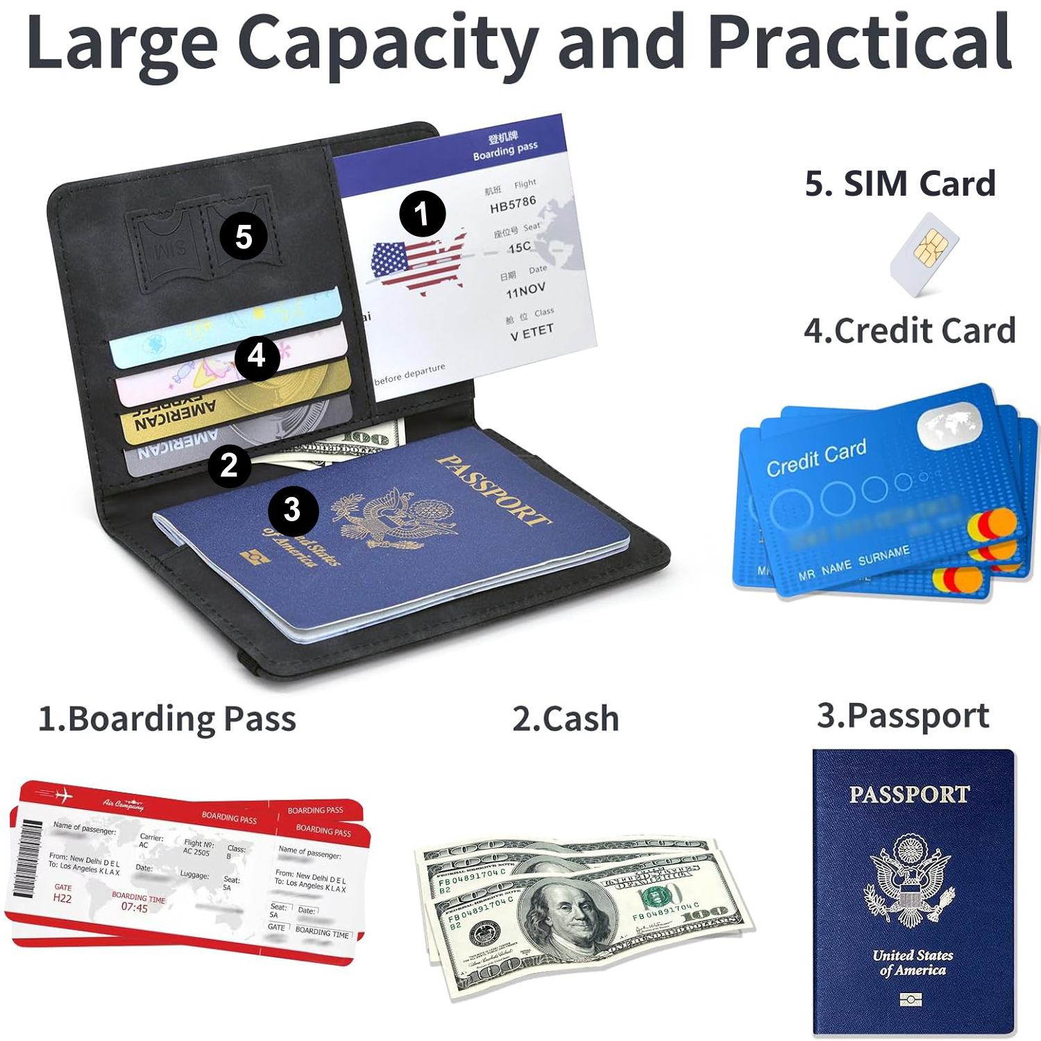 Passport Holder Wallet Cover T - Women'S Essential Accessories review and price
