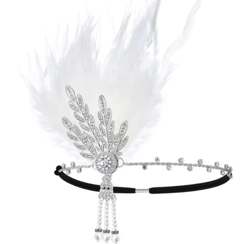 1920s Gatsby Party White Feath - Women'S Essential Accessories review and price