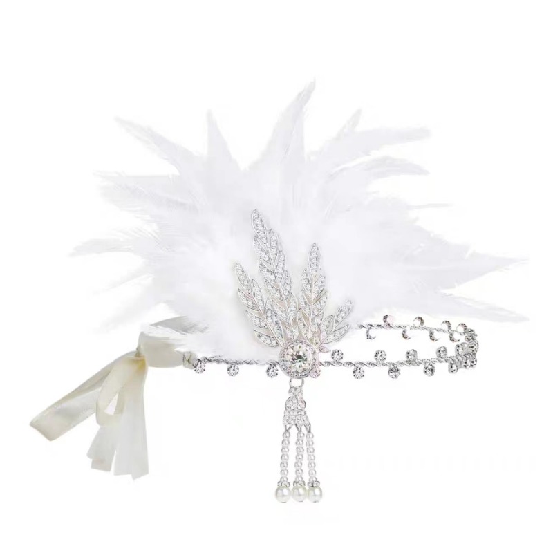 1920s Gatsby Party White Feath - Women'S Essential Accessories review and price