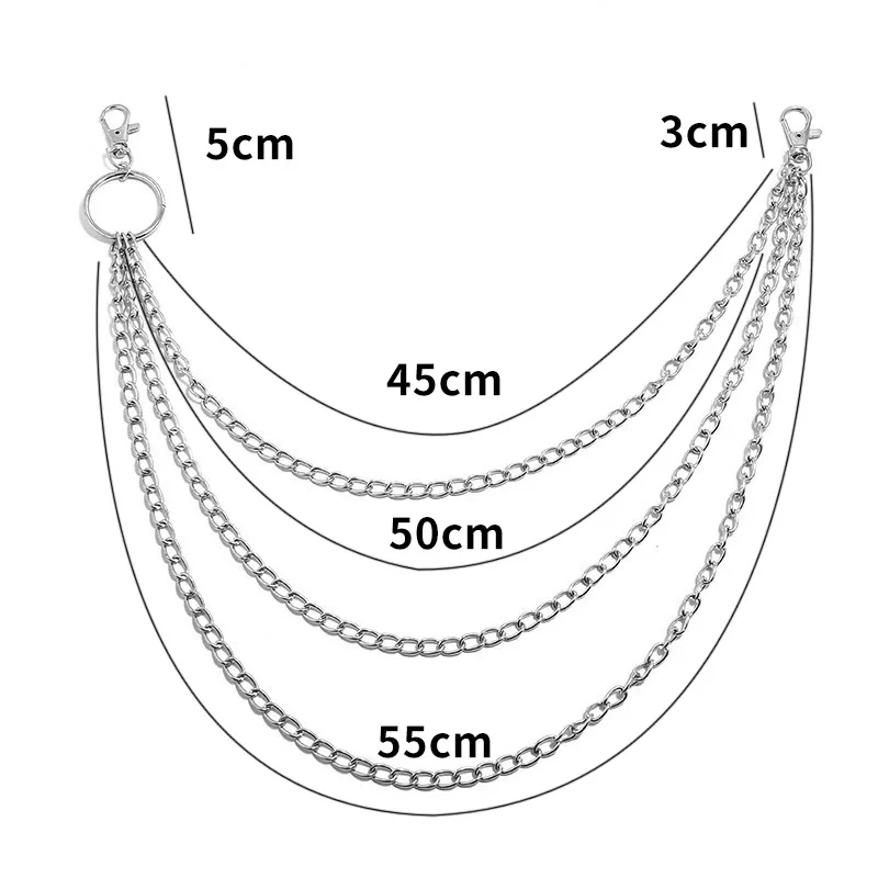 Layer Metal Belt Chain Punk Ho - Women Electronic Accessories review and price