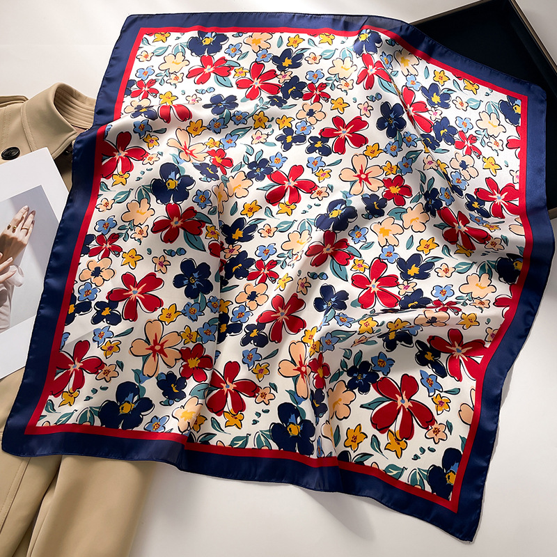 Luxury Square Scarf For Women  - Silk Scarf Square review and price