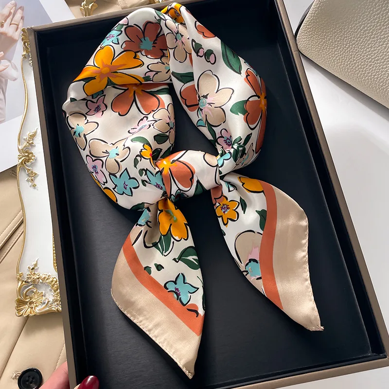 Luxury Square Scarf For Women  - Silk Scarf Square review and price
