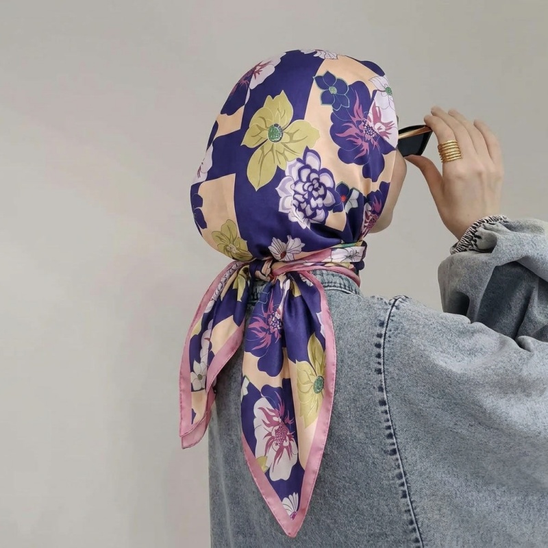 Print Silk Scarf Fashion Turba - Silk Scarf Square review and price