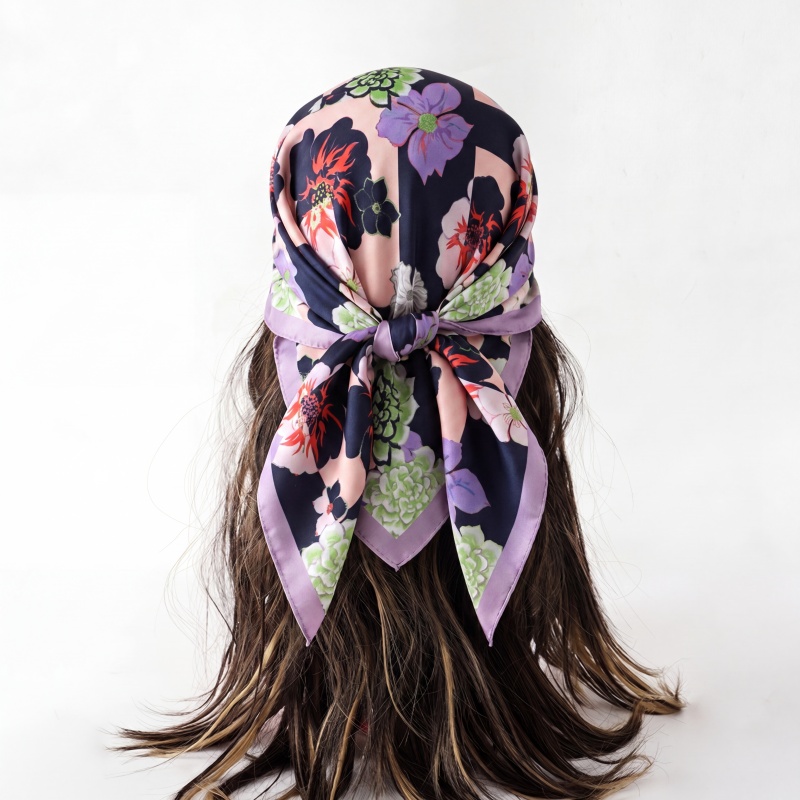 Print Silk Scarf Fashion Turba - Silk Scarf Square review and price