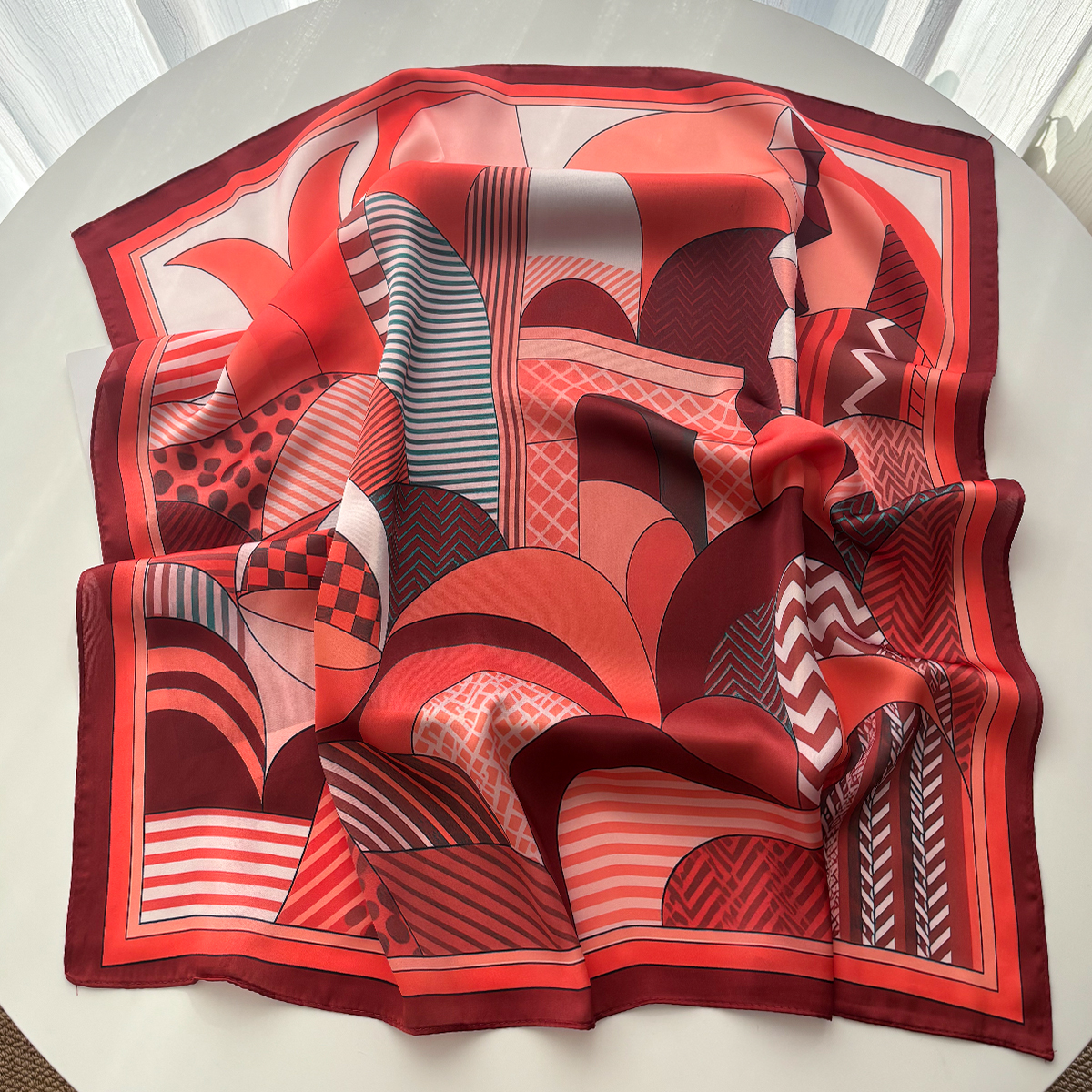 Luxury Square Scarf For Women  - Silk Scarf Square review and price