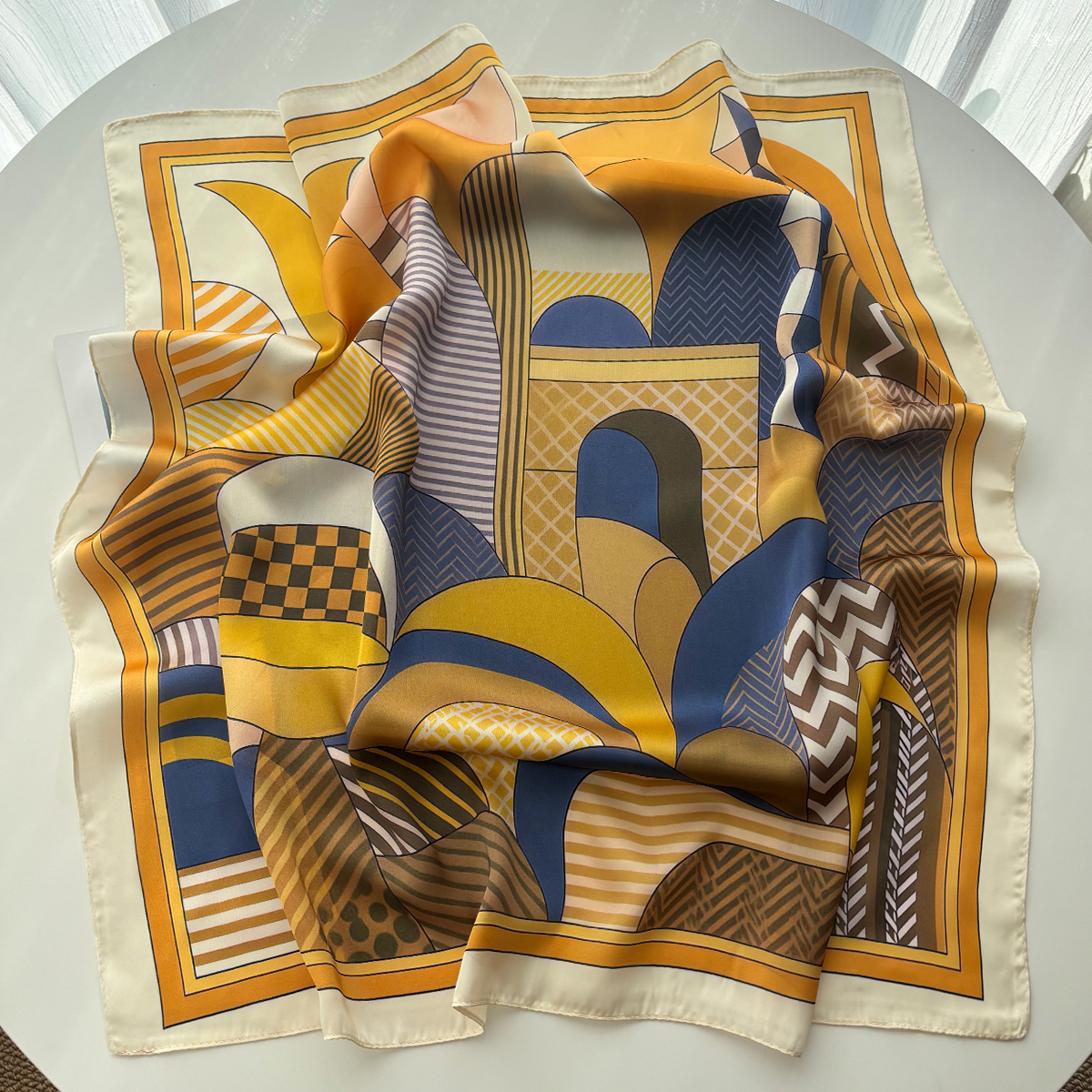 Luxury Square Scarf For Women  - Silk Scarf Square review and price