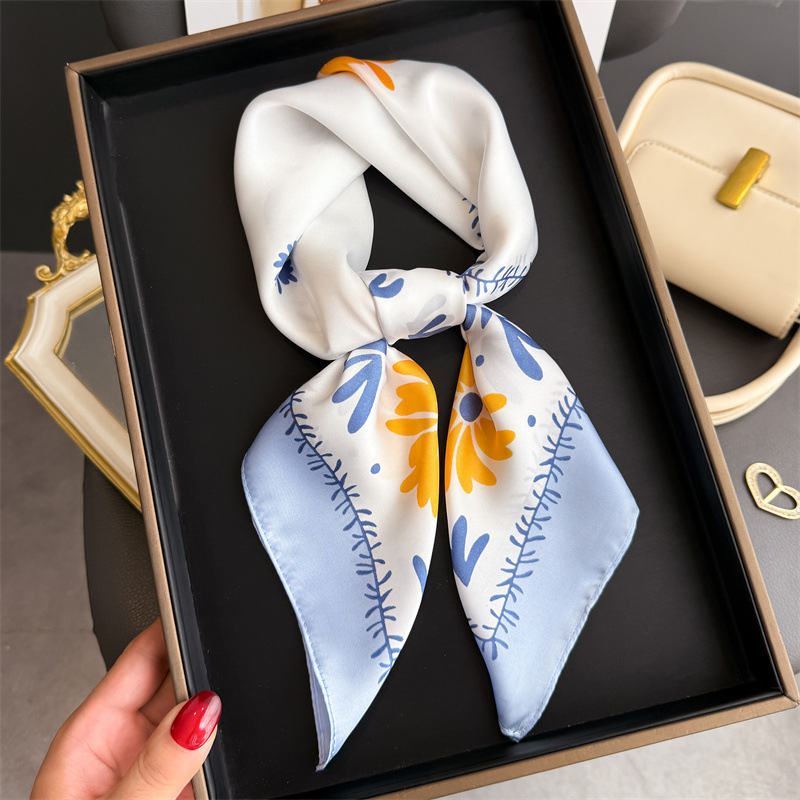 1Pc new printed fashion silk s - Silk Scarf Square review and price