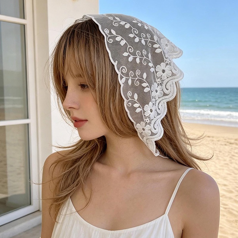 Vintage Lace Head Scarf Womens - Women Electronic Accessories review and price