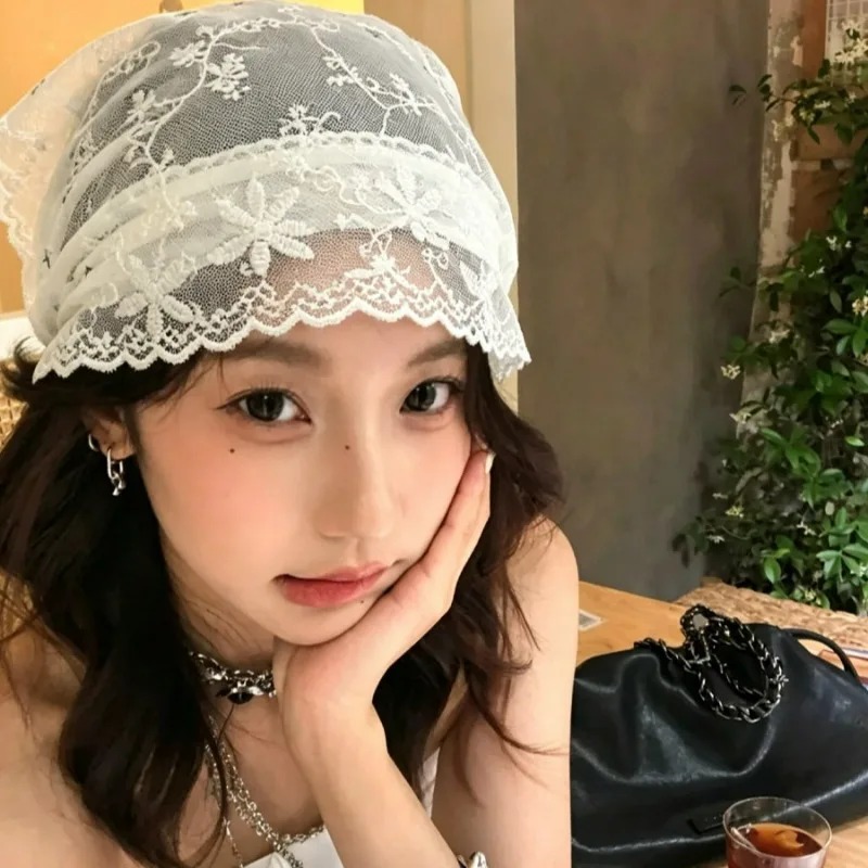 Vintage Lace Head Scarf Womens - Women Electronic Accessories review and price