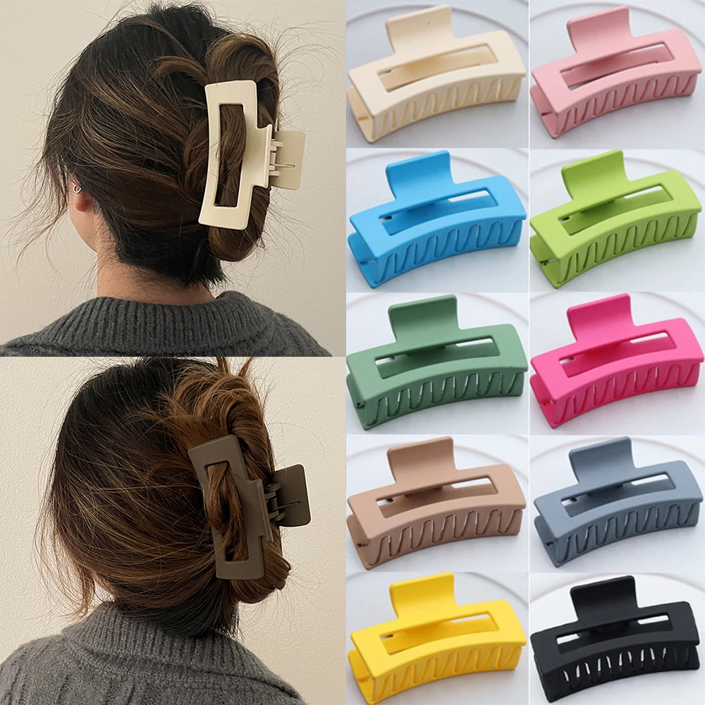 Korean Women Girls Plastic Hai - Hair Claw Clip Set review and price