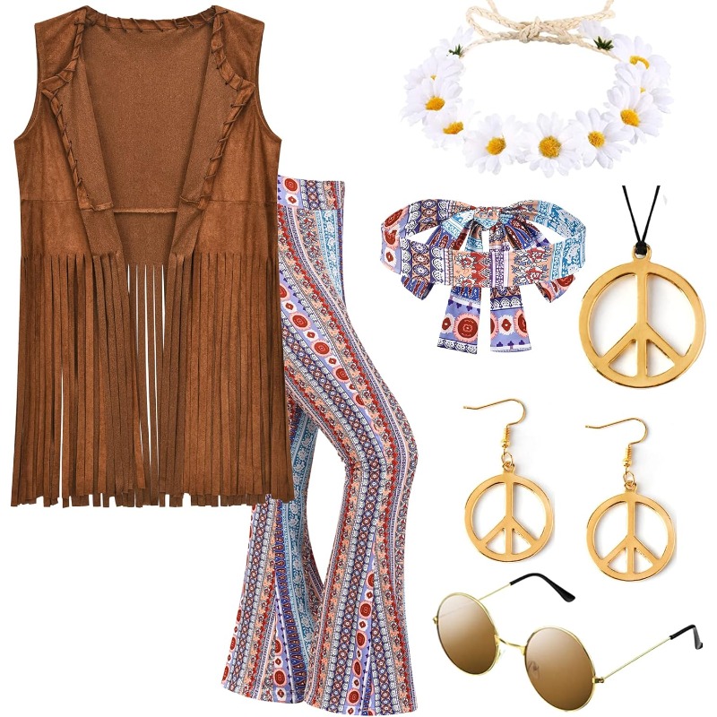 Women's 60s 70s Hippie Costume - Women'S Accessories In The 60S review and price