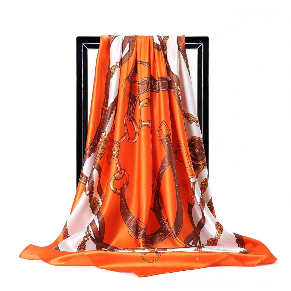90*90cm Ladies Silk Scarf Band - Silk Scarf Square review and price