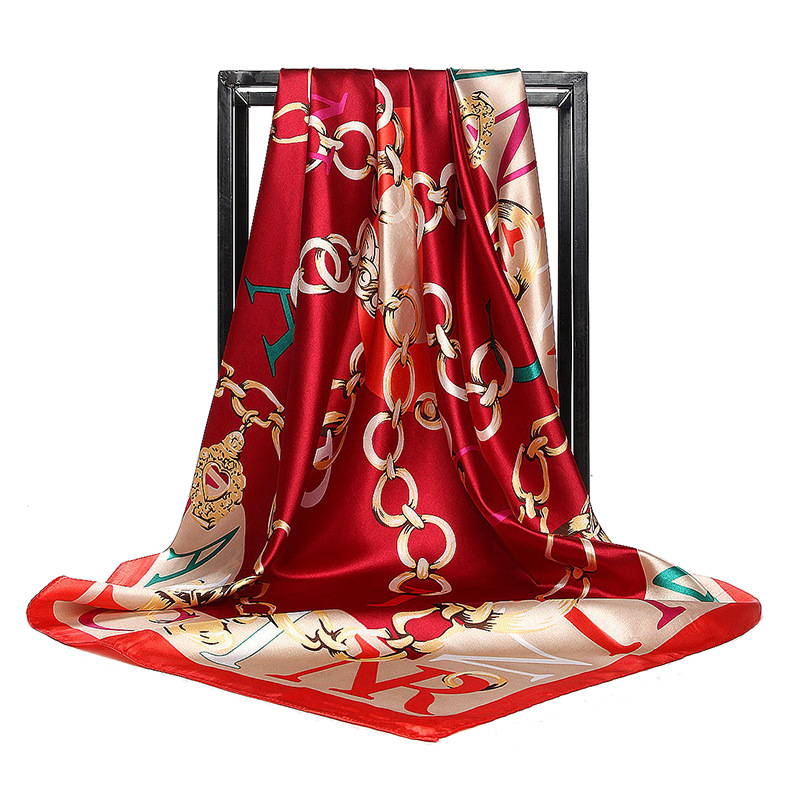 90*90cm Ladies Silk Scarf Band - Silk Scarf Square review and price