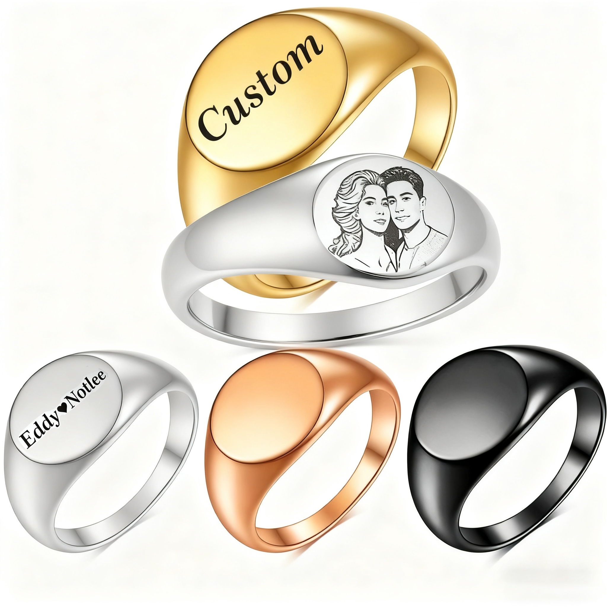 Custom Engraved Picture Logo N - Women Accessories Logo review and price