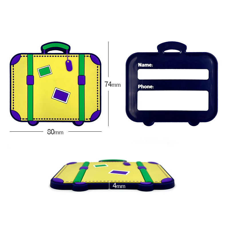 Creative PVC Luggage Tag Multi - Women'S Essential Accessories review and price