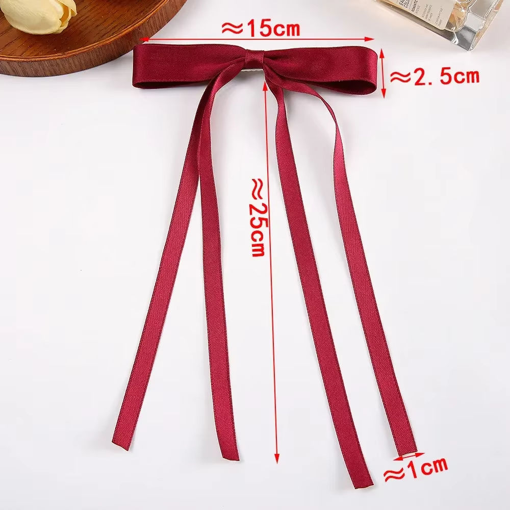 New Colored Satin Ribbon Bowkn - Women'S Essential Accessories review and price