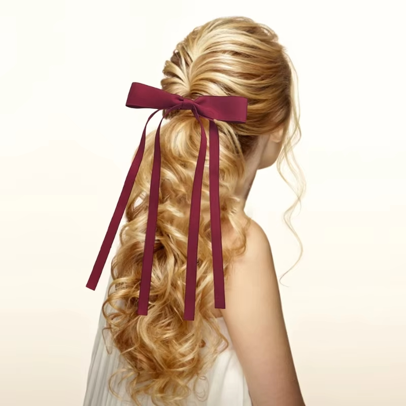 New Colored Satin Ribbon Bowkn - Women'S Essential Accessories review and price