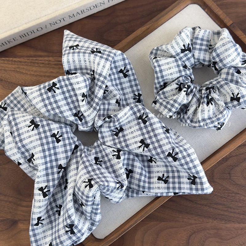 Sweet Blue Plaid Bow Print Hai - Women'S Essential Accessories review and price