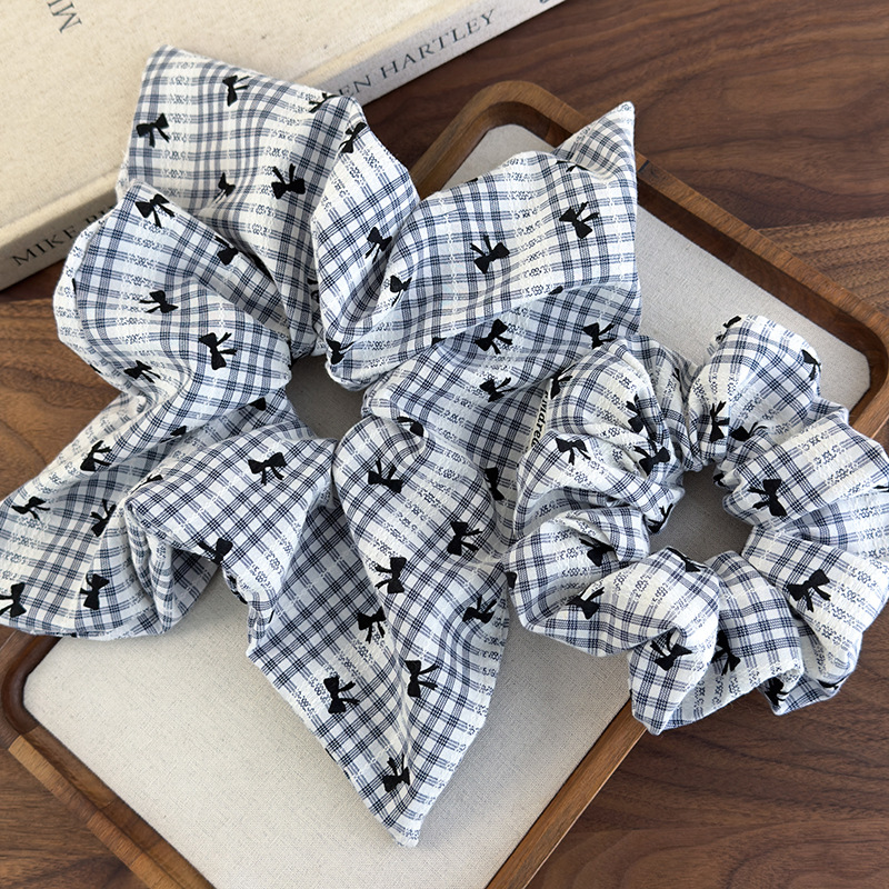 Sweet Blue Plaid Bow Print Hai - Women'S Essential Accessories review and price