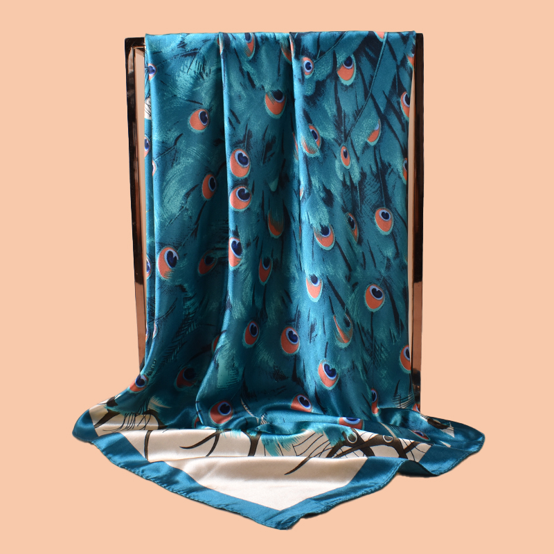 1PC Ladies Large Square Scarf  - Silk Scarf Square review and price