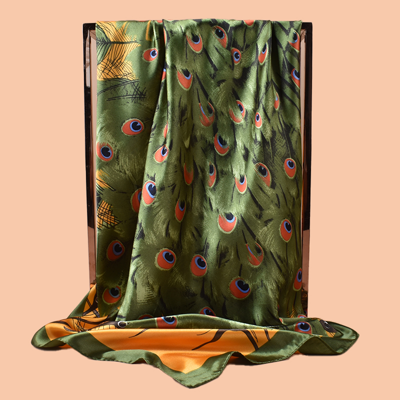 1PC Ladies Large Square Scarf  - Silk Scarf Square review and price